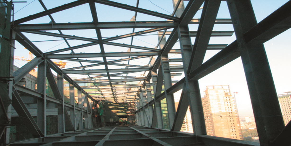 96m 类型 大跨度空间工程钢结构                 ■ 钢结构钢结构